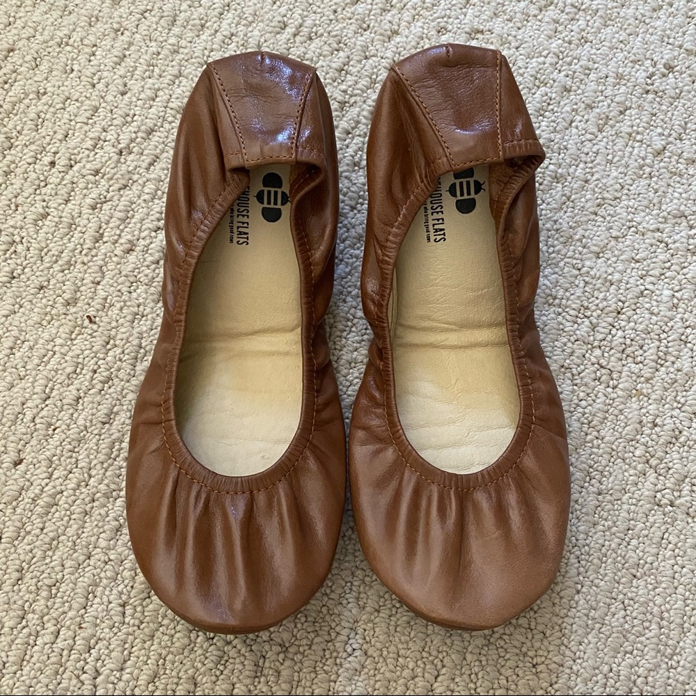 Storehouse Flats | Color: Saddle Brown Oil Tanned | Size: 8